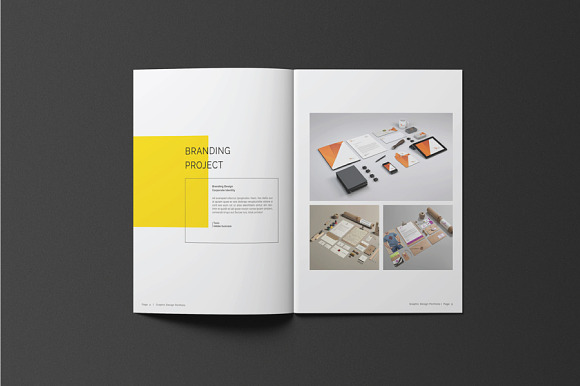 A4 & Us Letter Portfolio in Brochure Templates - product preview 2