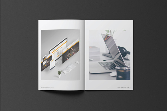 A4 & Us Letter Portfolio in Brochure Templates - product preview 5