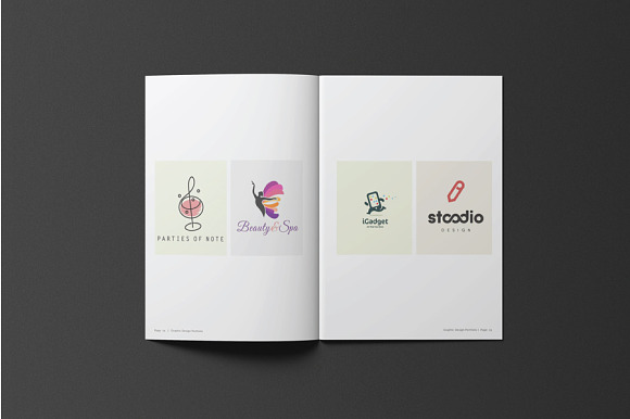A4 & Us Letter Portfolio in Brochure Templates - product preview 7