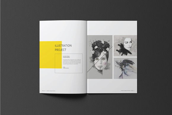 A4 & Us Letter Portfolio in Brochure Templates - product preview 8