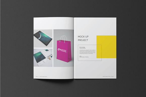 A4 & Us Letter Portfolio in Brochure Templates - product preview 10