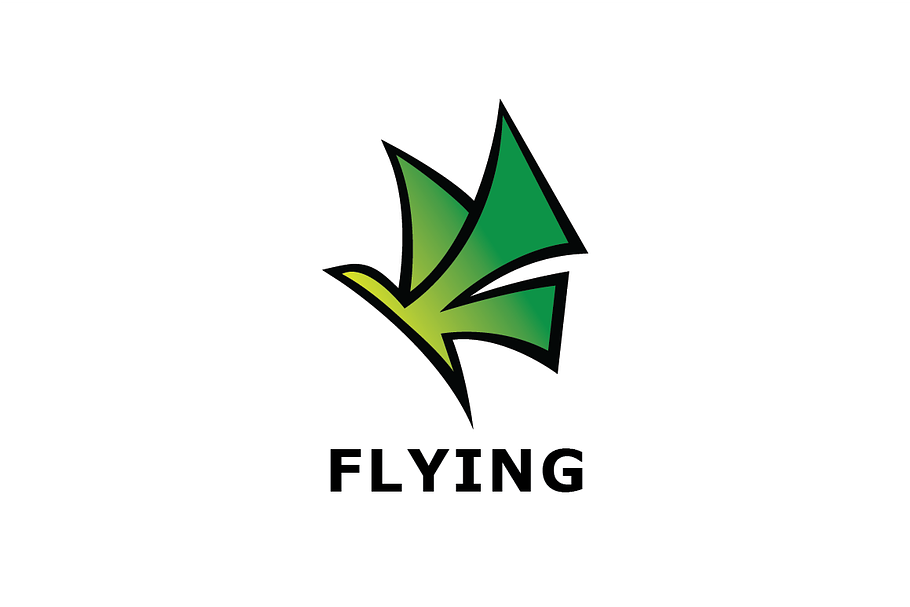 Bird Butterfly Logo Template