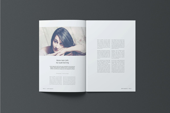 A5 Gleih Magazine in Magazine Templates - product preview 3