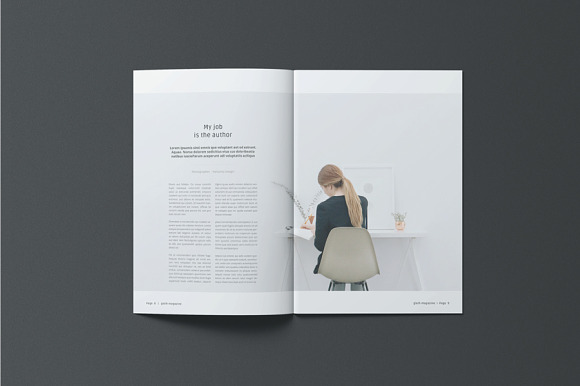A5 Gleih Magazine in Magazine Templates - product preview 4