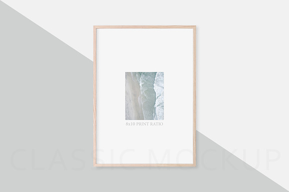 3 in 1 Wide Mat Frame Mockups, PSD in Print Mockups - product preview 2