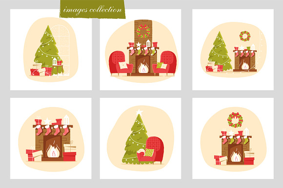 Feel the Christmas holiday clipart in Illustrations - product preview 4