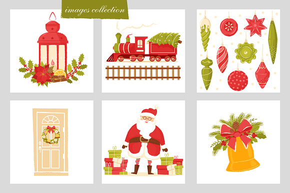 Feel the Christmas holiday clipart in Illustrations - product preview 5