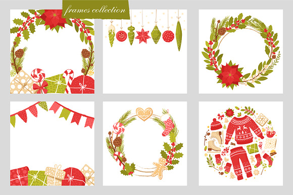 Feel the Christmas holiday clipart in Illustrations - product preview 6