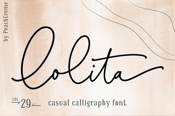 Lolita // Casual Chic Font