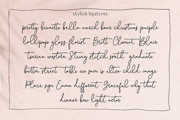 Lolita // Casual Chic Font in Script Fonts - product preview 16