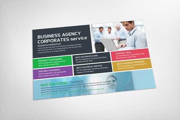 Multipurpose Business Postcards in Postcard Templates - product preview 2