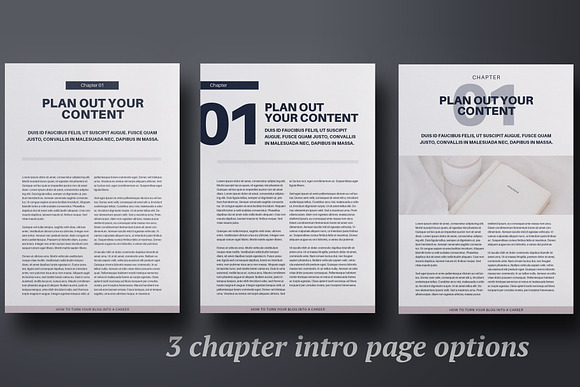 eBook creation kit InDesign template in Brochure Templates - product preview 1