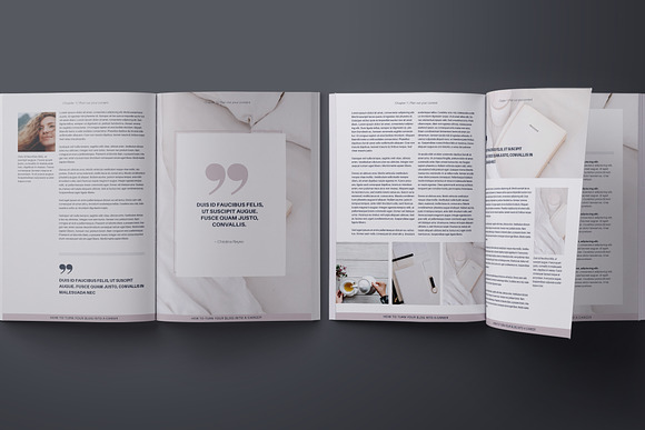 eBook creation kit InDesign template in Brochure Templates - product preview 3