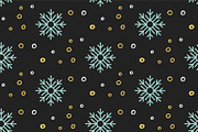 Christmas seamless pattern with