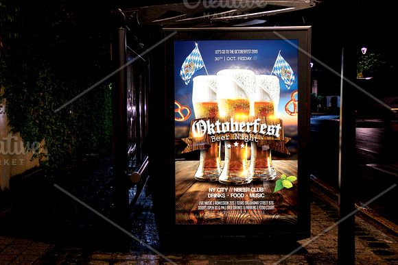 Oktoberfest Party Flyer in Flyer Templates - product preview 3