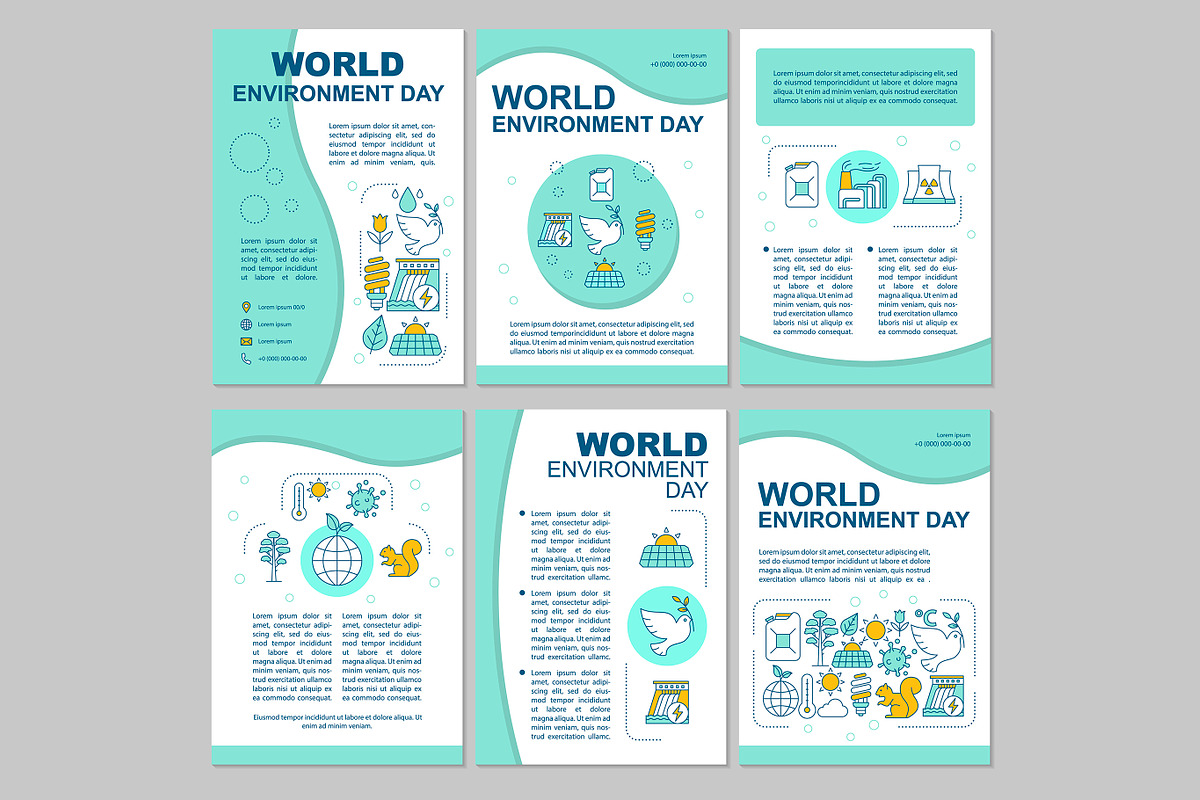 World environment day brochure in Brochure Templates - product preview 8