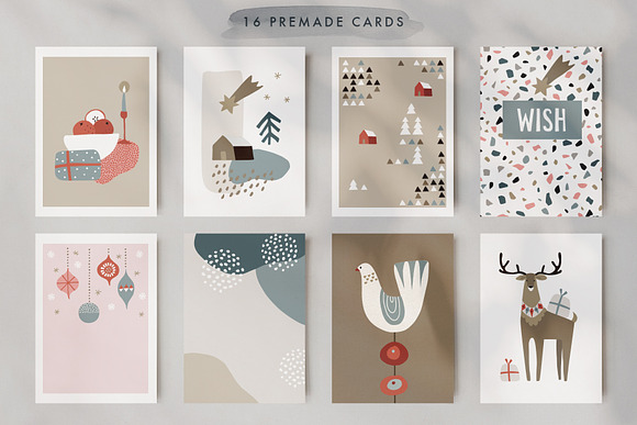 Scandinavian Christmas illustrations in Illustrations - product preview 3