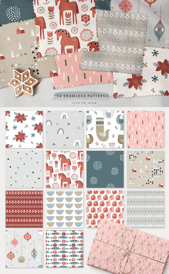 Scandinavian Christmas illustrations in Illustrations - product preview 5