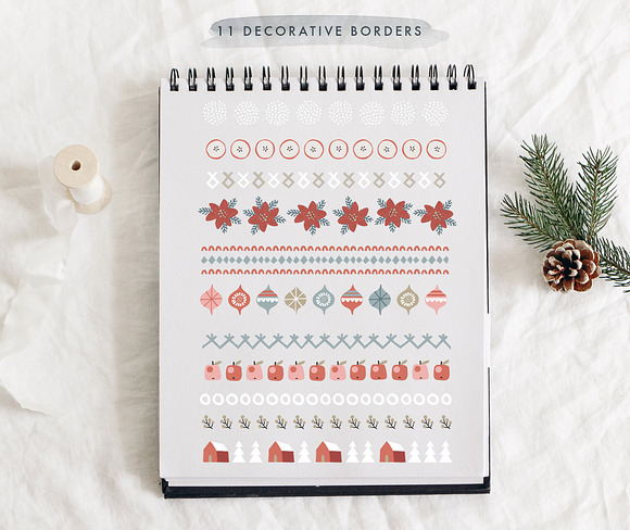 Scandinavian Christmas illustrations in Illustrations - product preview 6