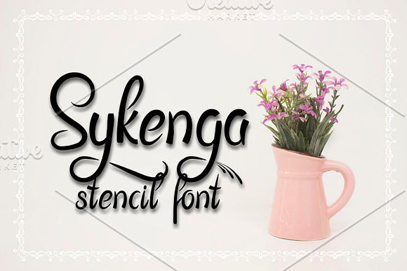 Sykenga in Script Fonts - product preview 3