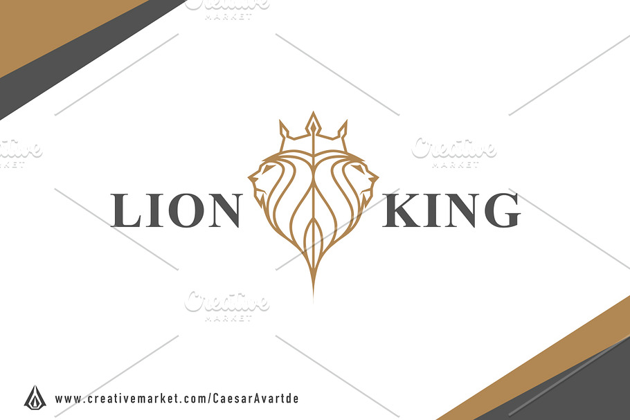 Lion King Logo Template in Logo Templates - product preview 8