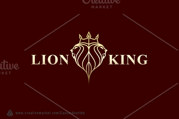 Lion King Logo Template in Logo Templates - product preview 1