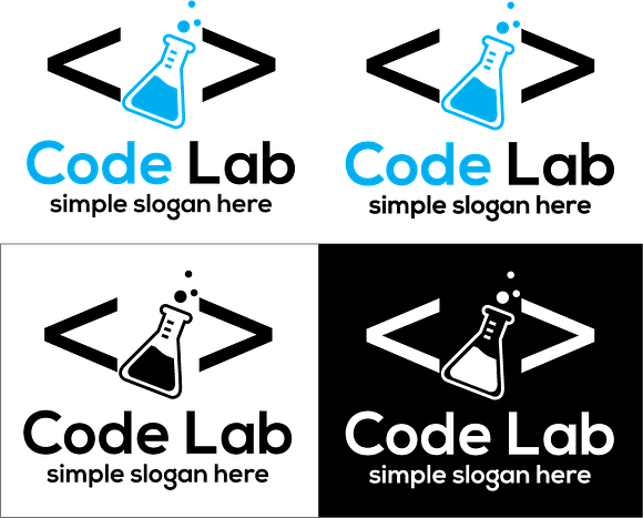 Code Lab logo Templates in Logo Templates - product preview 1
