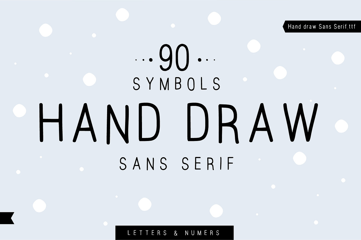 Hand Draw sans serif in Comic Sans Fonts - product preview 8