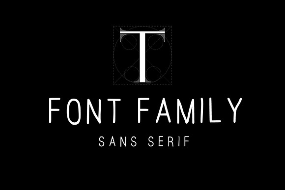 Hand Draw sans serif in Comic Sans Fonts - product preview 1