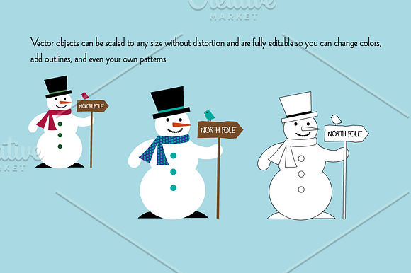 Santa Claus Clipart in Illustrations - product preview 3