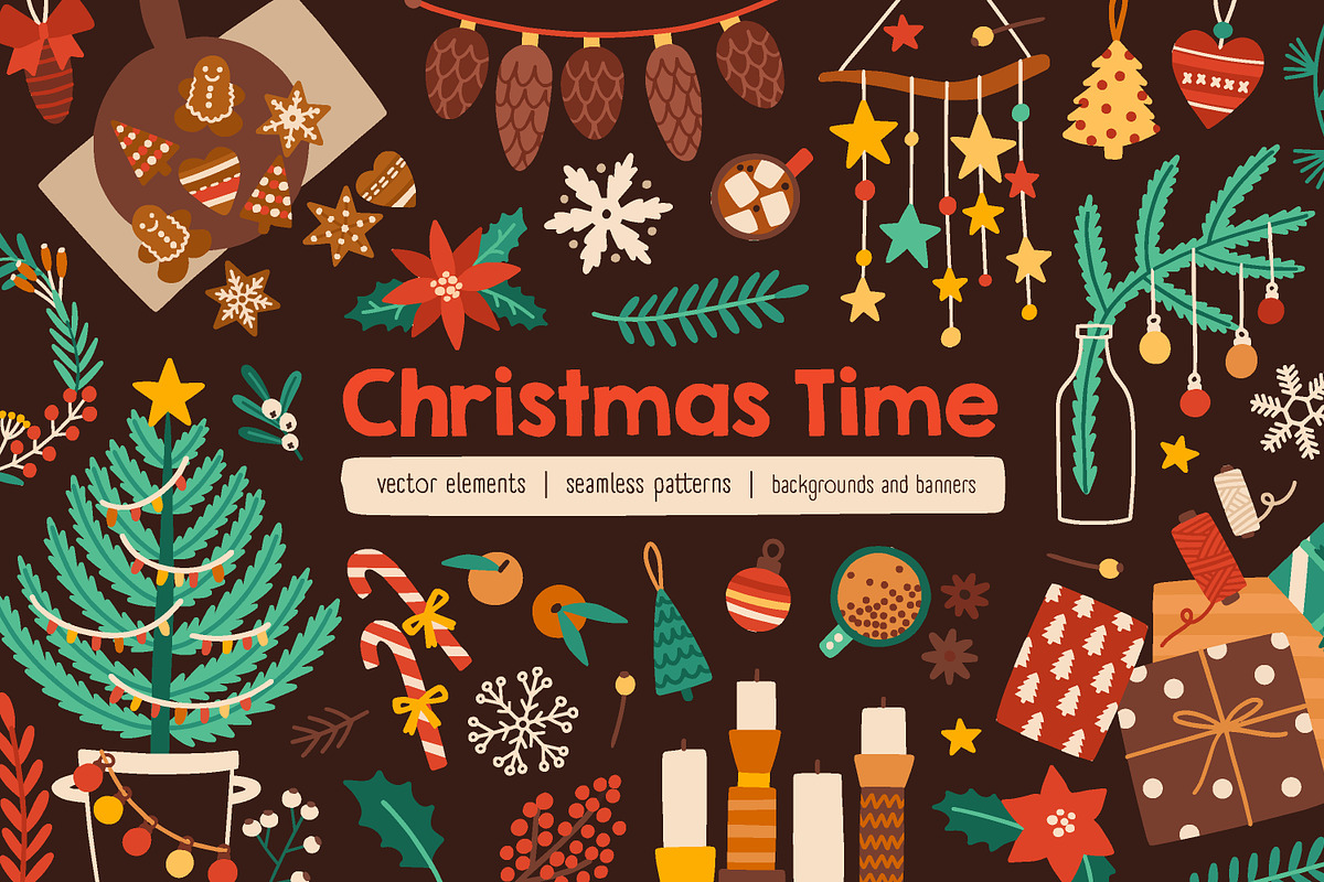 Christmas bundle in Illustrations - product preview 8