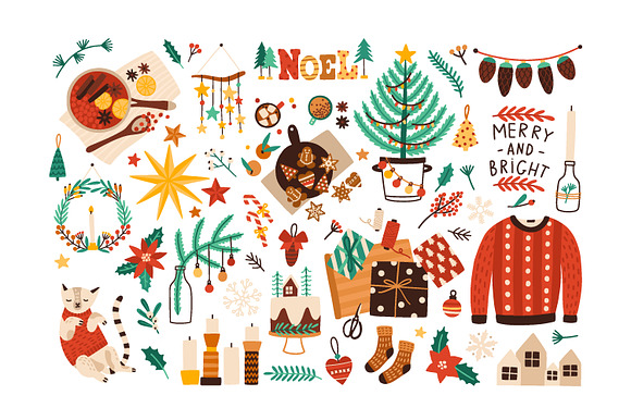 Christmas bundle in Illustrations - product preview 1