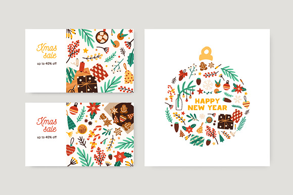 Christmas bundle in Illustrations - product preview 7