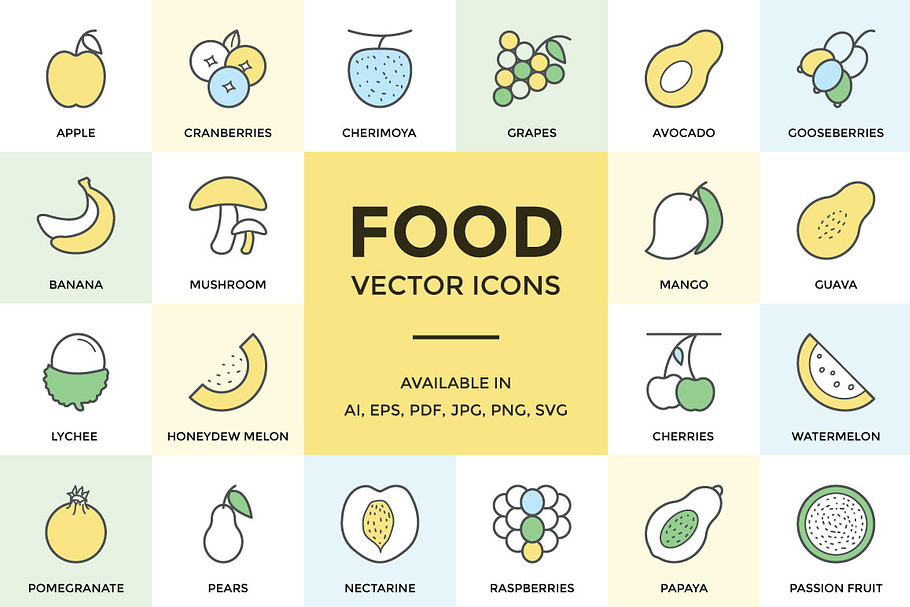 100+ Food Vector Icons in Graphics - product preview 8