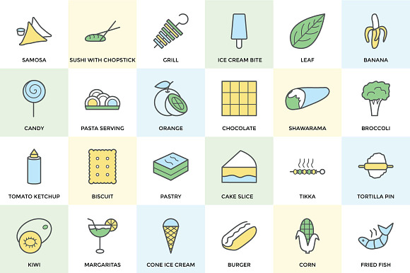 100+ Food Vector Icons in Graphics - product preview 4