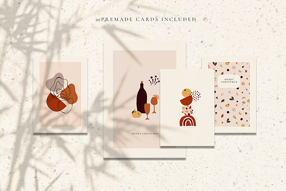 Christmas Winter Abstract set in Illustrations - product preview 4