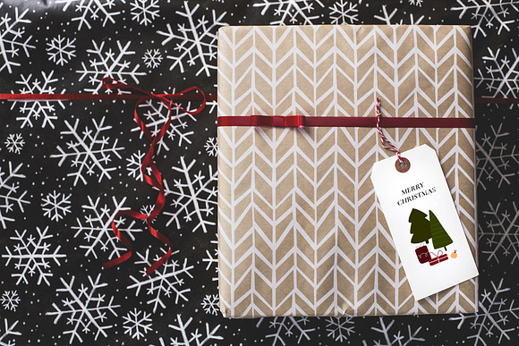 Christmas Winter Abstract set in Illustrations - product preview 7