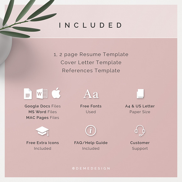 Resume Template Kit in Resume Templates - product preview 5
