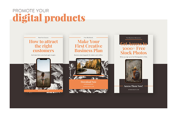 Canva Blog & Pinterest Templates in Pinterest Templates - product preview 4