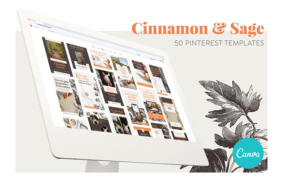 Canva Blog & Pinterest Templates in Pinterest Templates - product preview 8