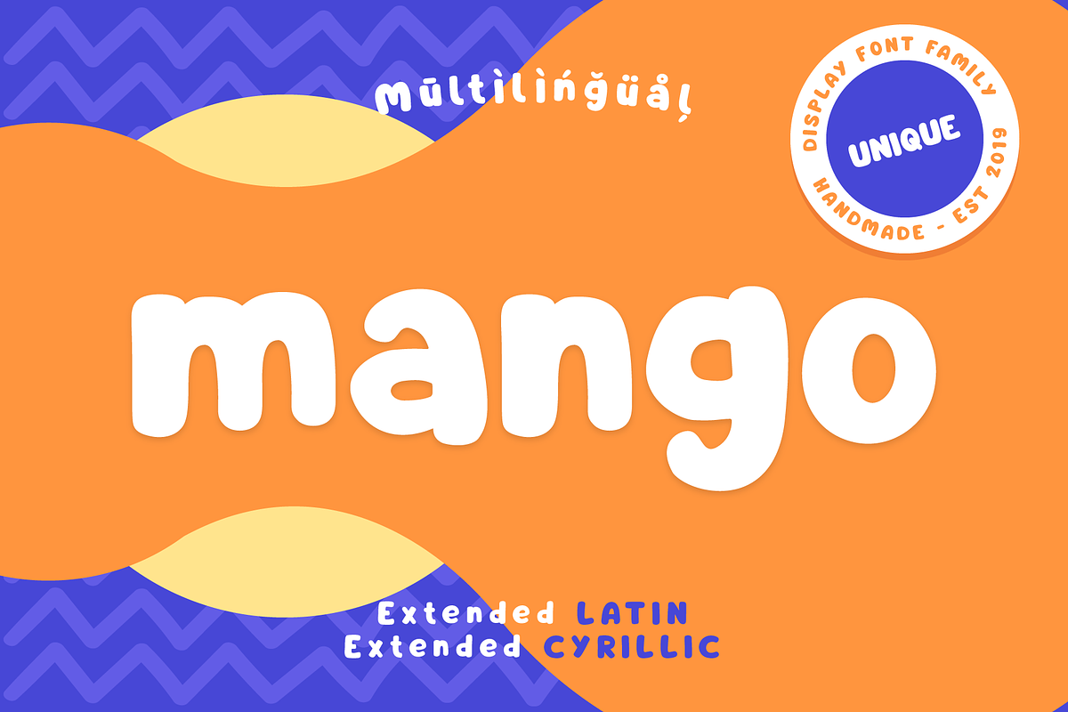 Mango - A Happy Font in Display Fonts - product preview 8