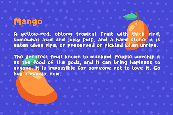 Mango - A Happy Font in Display Fonts - product preview 11
