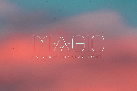 Magic All Caps Serif Monogram Font in Display Fonts - product preview 8