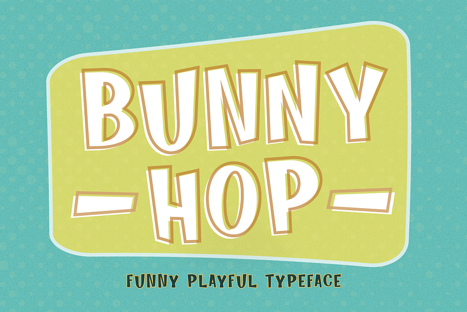 Bunny Hop in Display Fonts - product preview 8