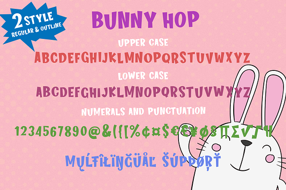 Bunny Hop in Display Fonts - product preview 4