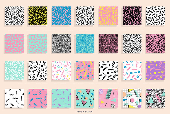 Memphis Magic 80s Seamless Patterns in Patterns - product preview 3