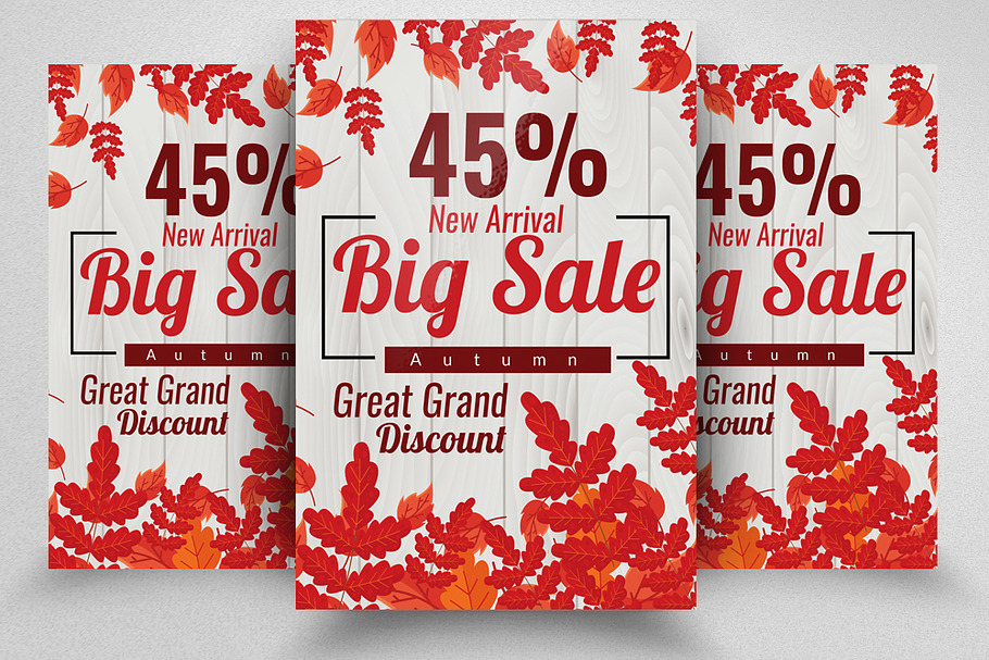 Autumn Sale Offer Flyer/Poster in Flyer Templates - product preview 8