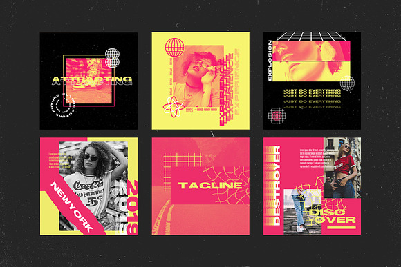 DuoTone Instagram Templates in Instagram Templates - product preview 8