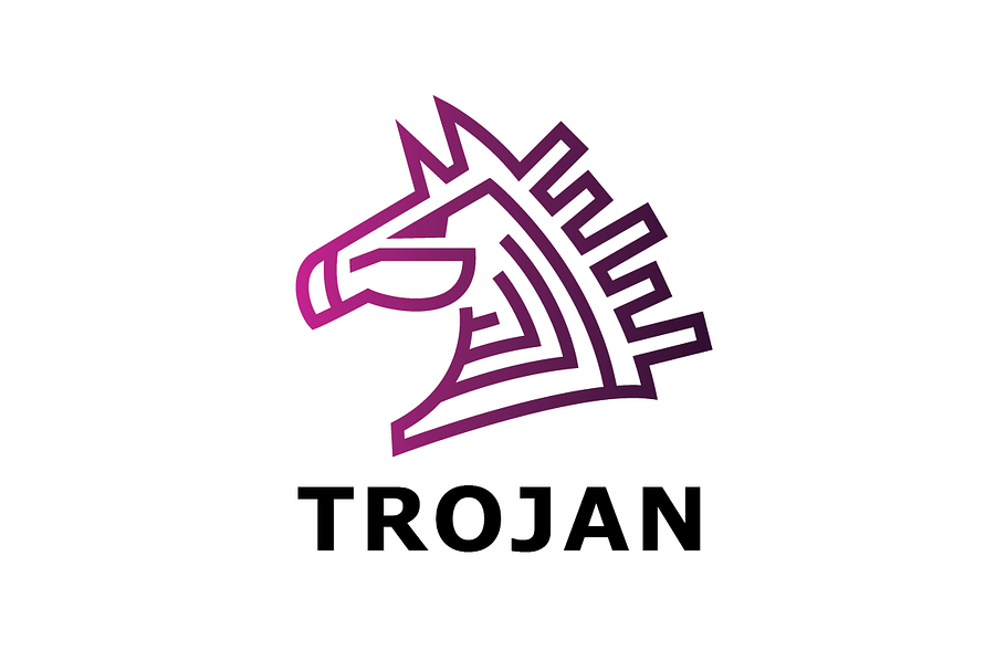 Trojan Horse Logo Template in Logo Templates - product preview 8