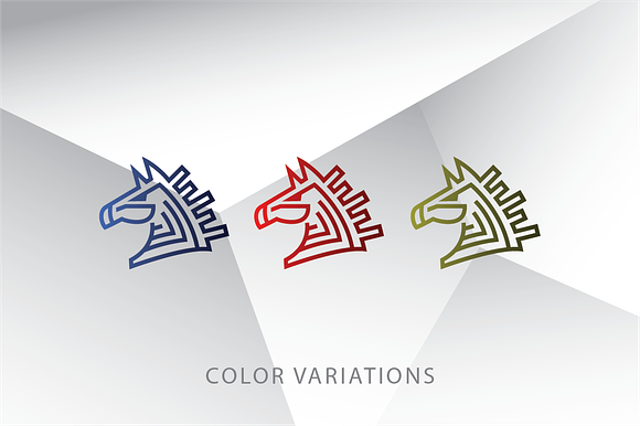 Trojan Horse Logo Template in Logo Templates - product preview 2